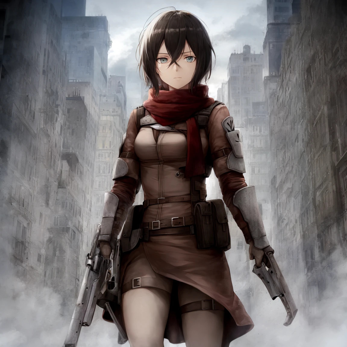 [Holara] Attack on Titan Mikasa Ackerman [Ilustración]